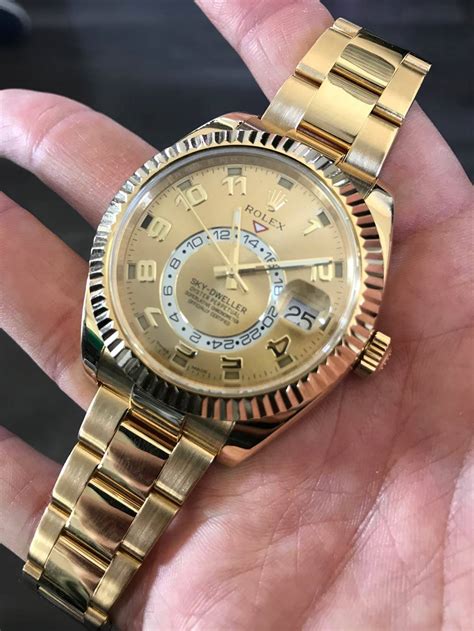 sky-dweller rolex gold price|rolex sky dweller price range.